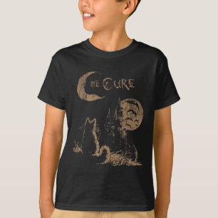 The Cure Vintage Cat Moon Funny The Cure Cat Lover T-Shirt