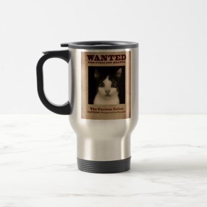 The Curious Calico Kitten Travel Mug