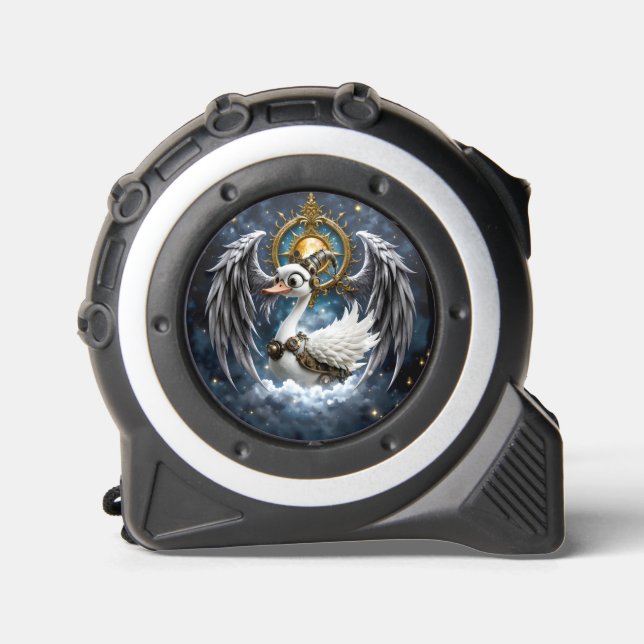 The Curious Clockwork Swan. Tape Measure (Front)