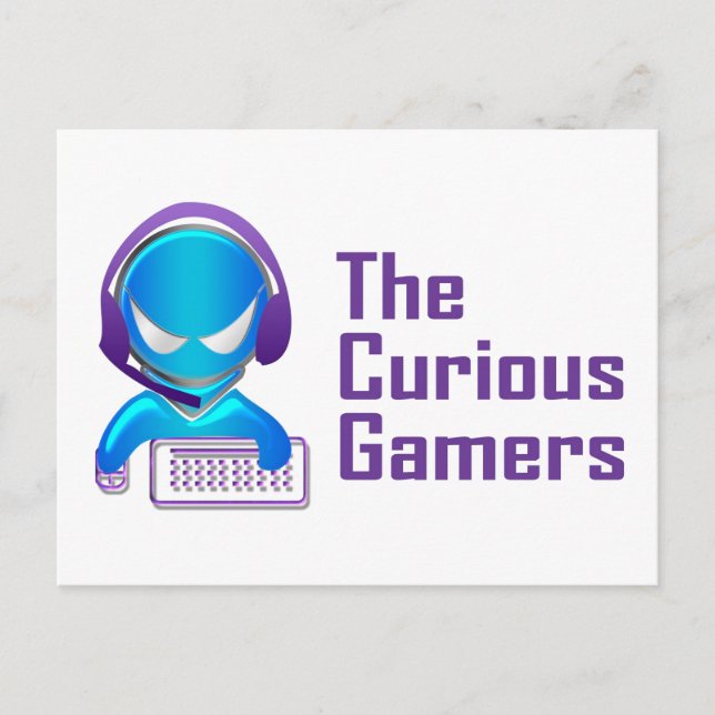 The Curious Gamers Postcards (Front)