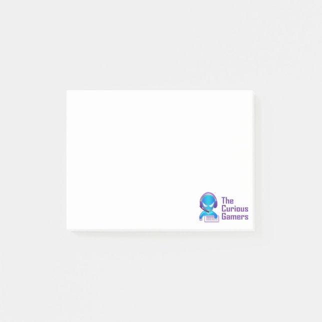 The Curious Gamers Sticky Notes (Front)