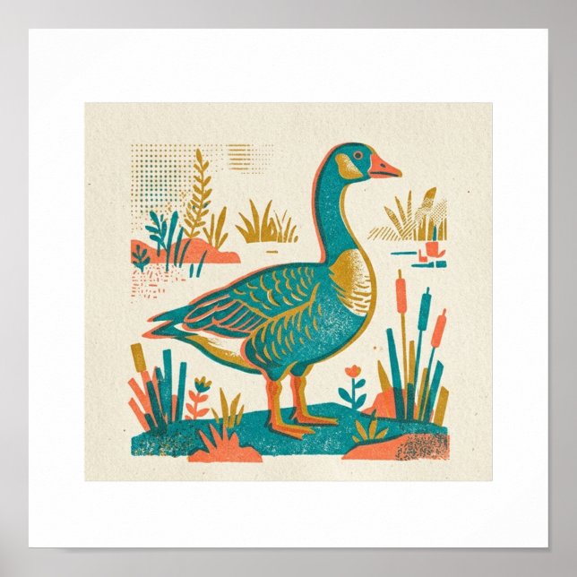 The Curious Goose Poster (Front)