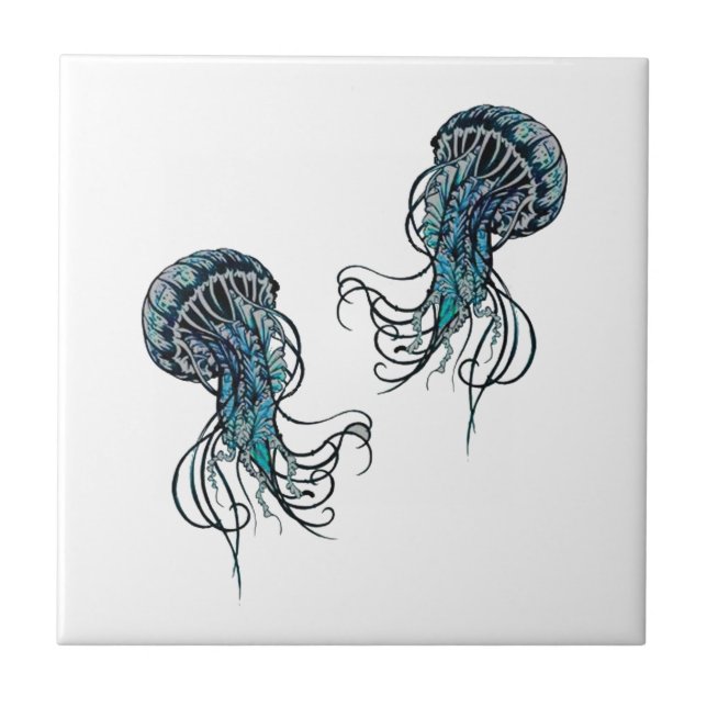 THE CURRENT DANCERS CERAMIC TILE (Front)