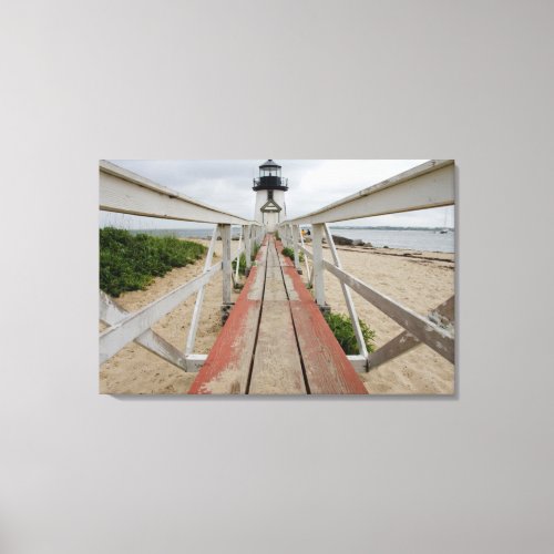 The current lighthouse the last of many canvas print
