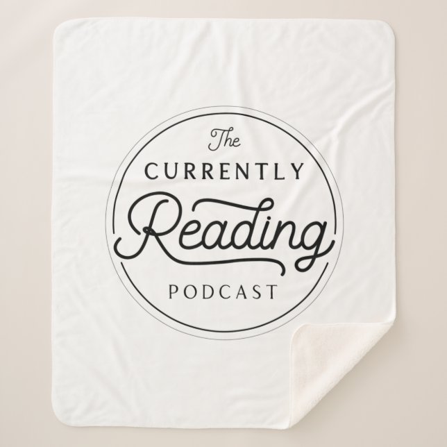 The Currently Reading Sherpa Throw (Front)