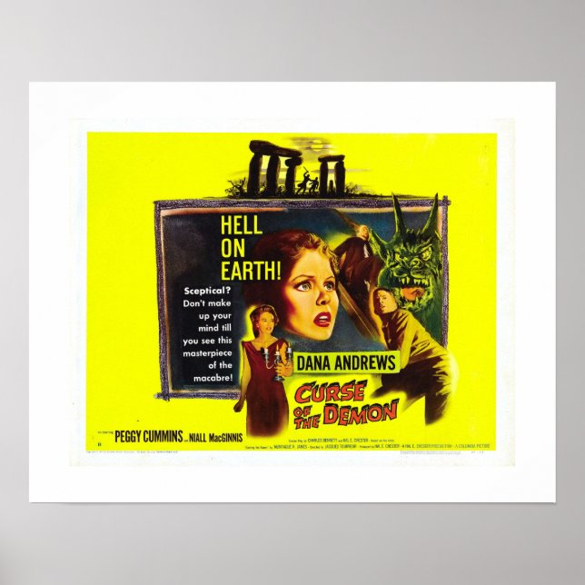 The Curse of the Demon Poster (Front)