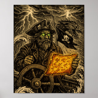 The Cursed Pirate's Quest Storm of the Abyss Poster