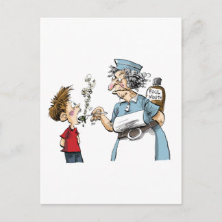 The Cursing Cure! Postcard