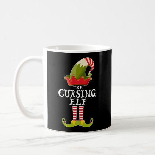 The Cursing Elf Funny Christmas Gift Matching Fami Coffee Mug