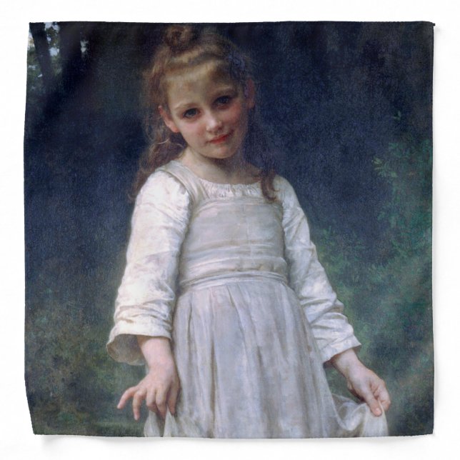 The Curtsey, Bouguereau Bandana (Front)