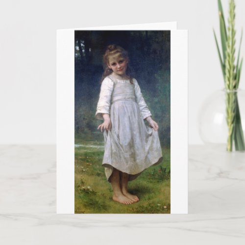 The Curtsey Bouguereau Card