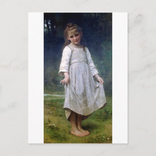 The Curtsey Bouguereau Postcard