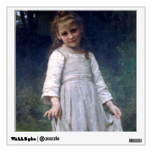 The Curtsey, Bouguereau Wall Decal