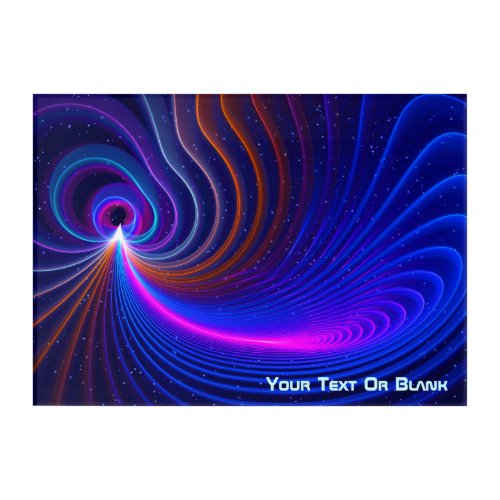 The Curvature of Space Acrylic Print