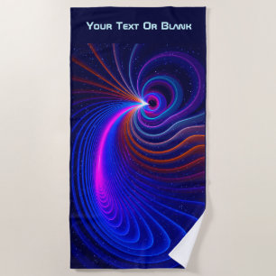 The Curvature Of Space Beach Towel
