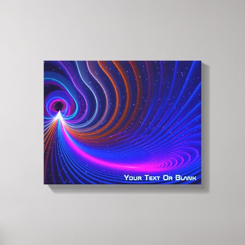 The Curvature of Space Canvas Print