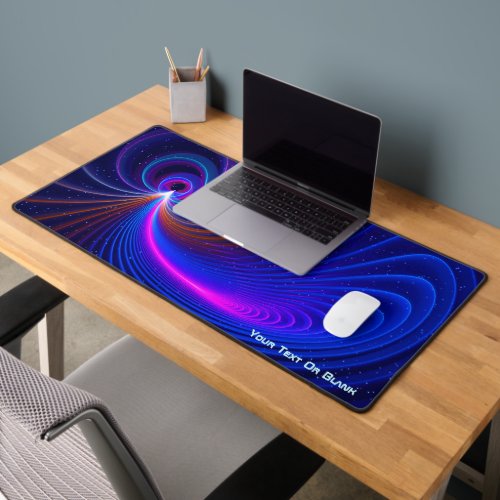 The Curvature of Space Desk Mat