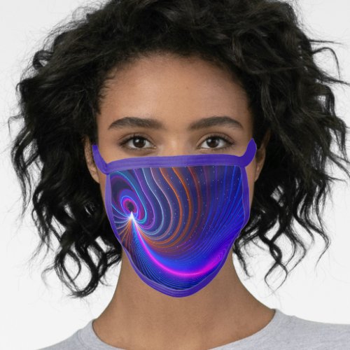 The Curvature of Space Face Mask