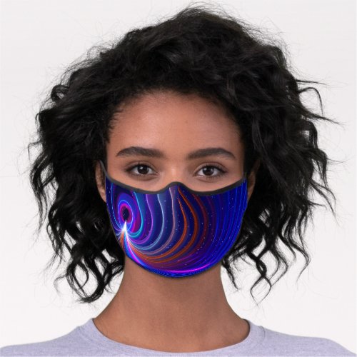 The Curvature of Space Face Mask