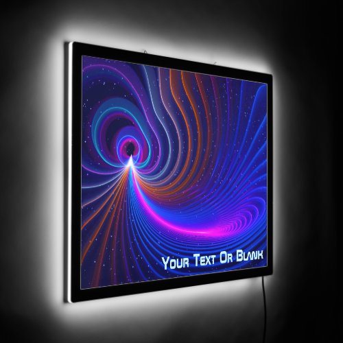 The Curvature of Space LED Sign