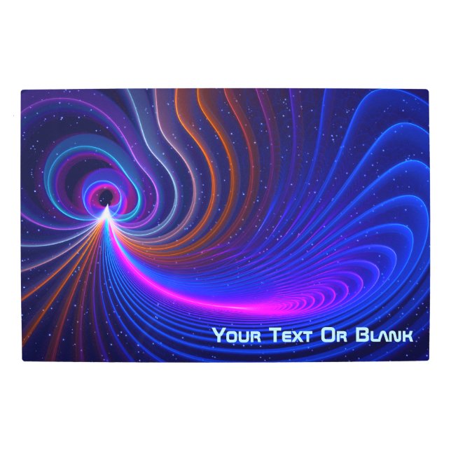 The Curvature of Space Metal Print (Front)