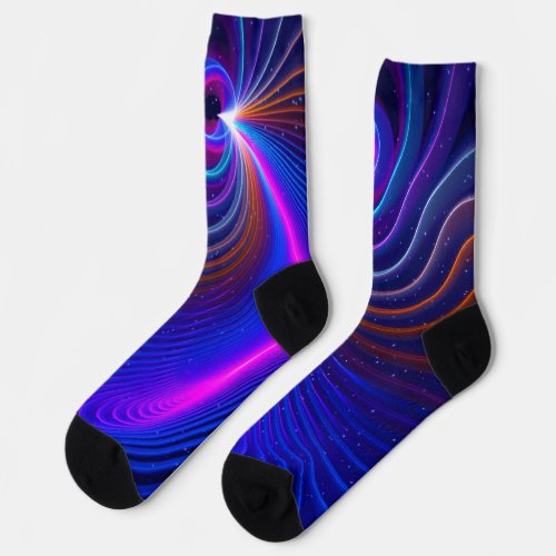 The Curvature Of Space Socks