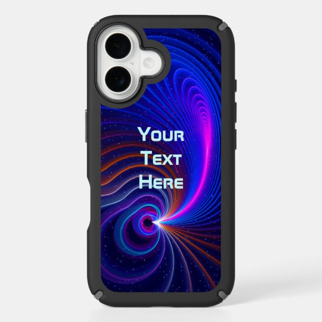 The Curvature of Space Speck iPhone Case (Front)