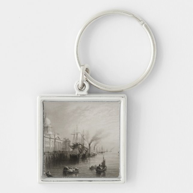 The Custom House, Dublin Keychain (Front)