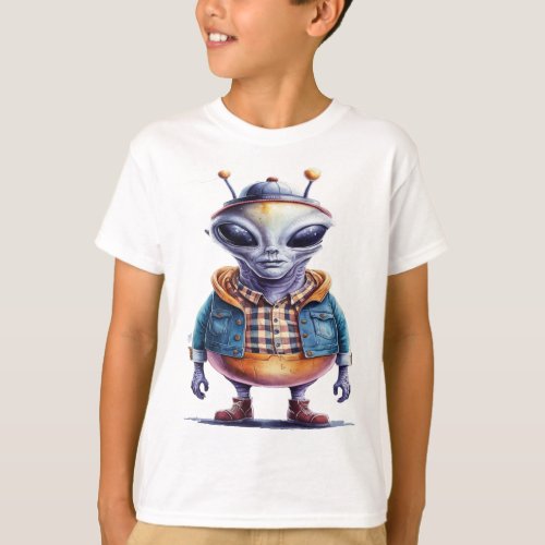 The cute alien  T_Shirt