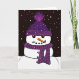 The Cute Armless Snowman Holiday Card