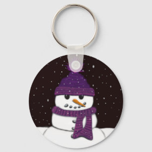The Cute Armless Snowman Keychain