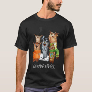 The Cute Batch Cat Halloween  Holiday T-Shirt