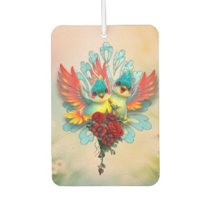 The cute birds of good humor. air freshener