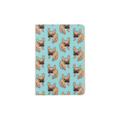 The Cute Black Mask Fawn Frenchie Needs Attention Passport Holder (Front)