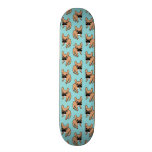 The Cute Black Mask Fawn Frenchie Needs Attention Skateboard Deck