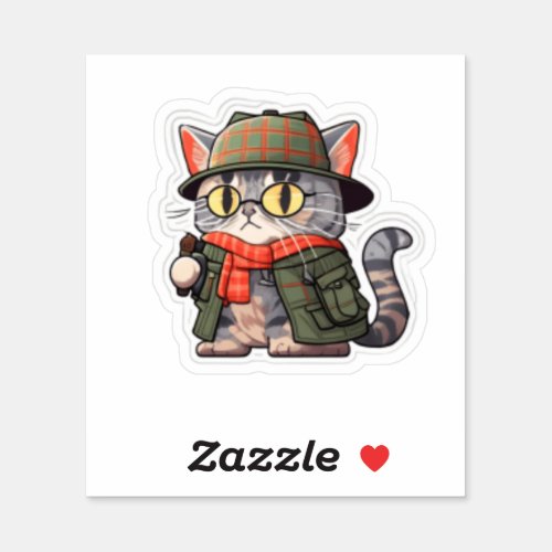 The cute cat for stickers for  you