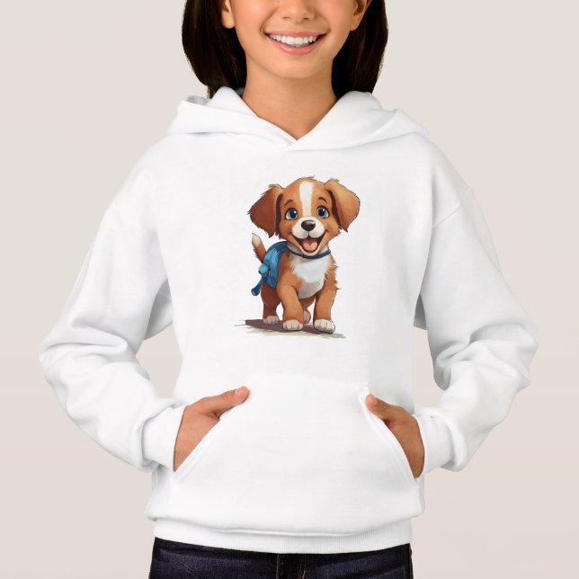 The cute dog hoodie (Front)