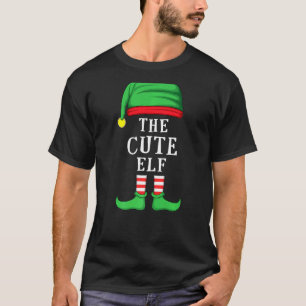 The Cute Elf Christmas Family Matching Group Xmas  T-Shirt