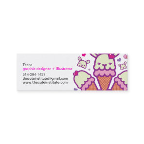 the cute institute card