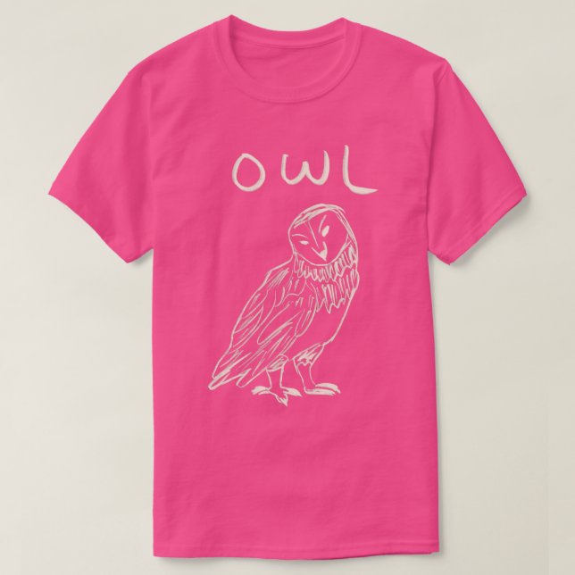 The Cute Owl T-Shirt (Design Front)