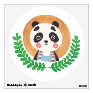 The Cute Panda Nursery Wall Art Wall Decal