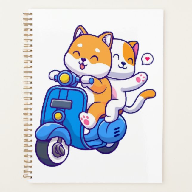 The Cute Shiba Couple Planner (Front)