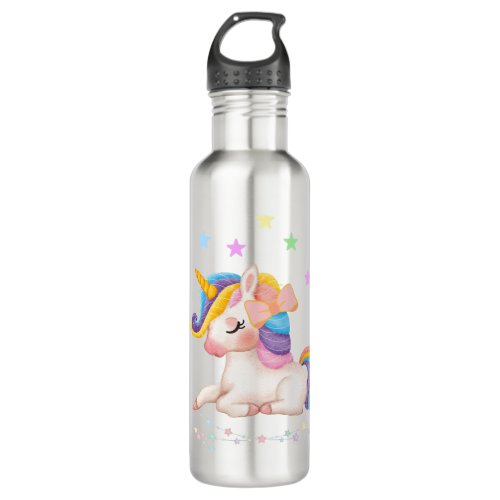 The Cute Unicorn Stainless Steel Water Bottle