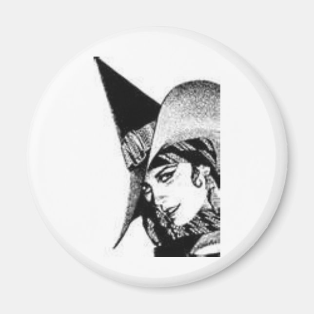 The Cute Witch Magnet (Front)