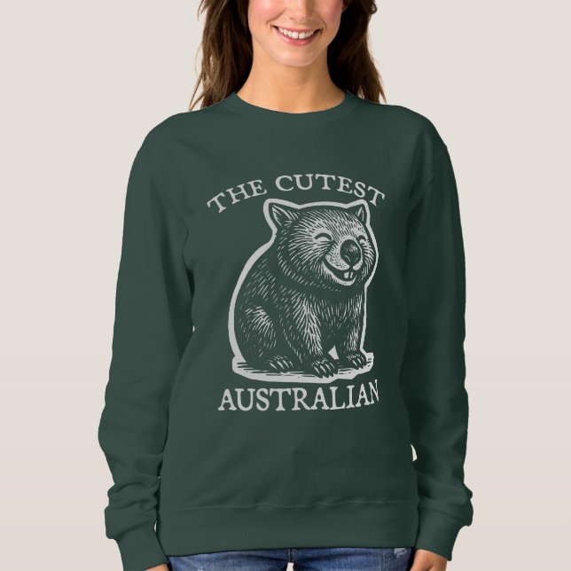 The Cutest Australian Wombat Sweatshirt (Front)