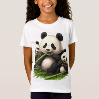 The Cutest Bamboo Feast: Starring Pandas! T-Shirt