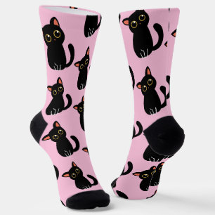 The Cutest Black Cat Socks Gift For Cat Lovers