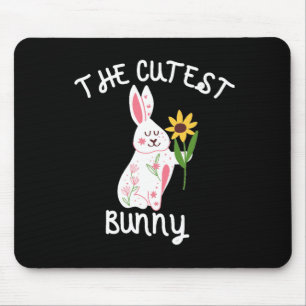 The Cutest Bunny Mouse Pad