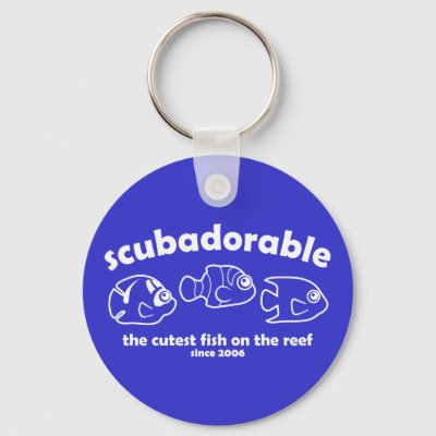 The Cutest Fish on the Reef Keychain