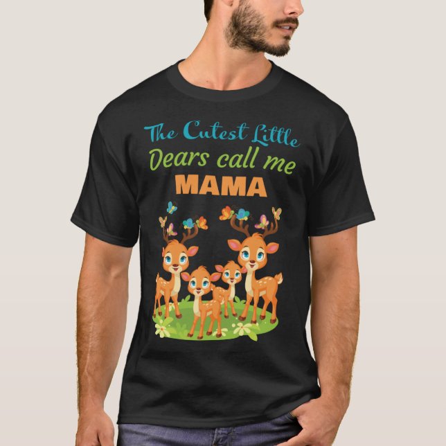The Cutest Little Dears Call Me Mama Womenu2019s G T-Shirt (Front)